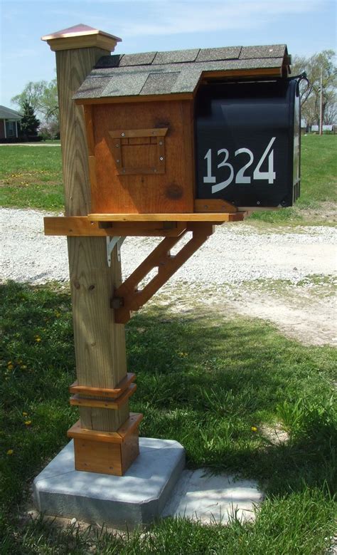 decorating an old metal mail box|homemade wooden mailbox ideas.